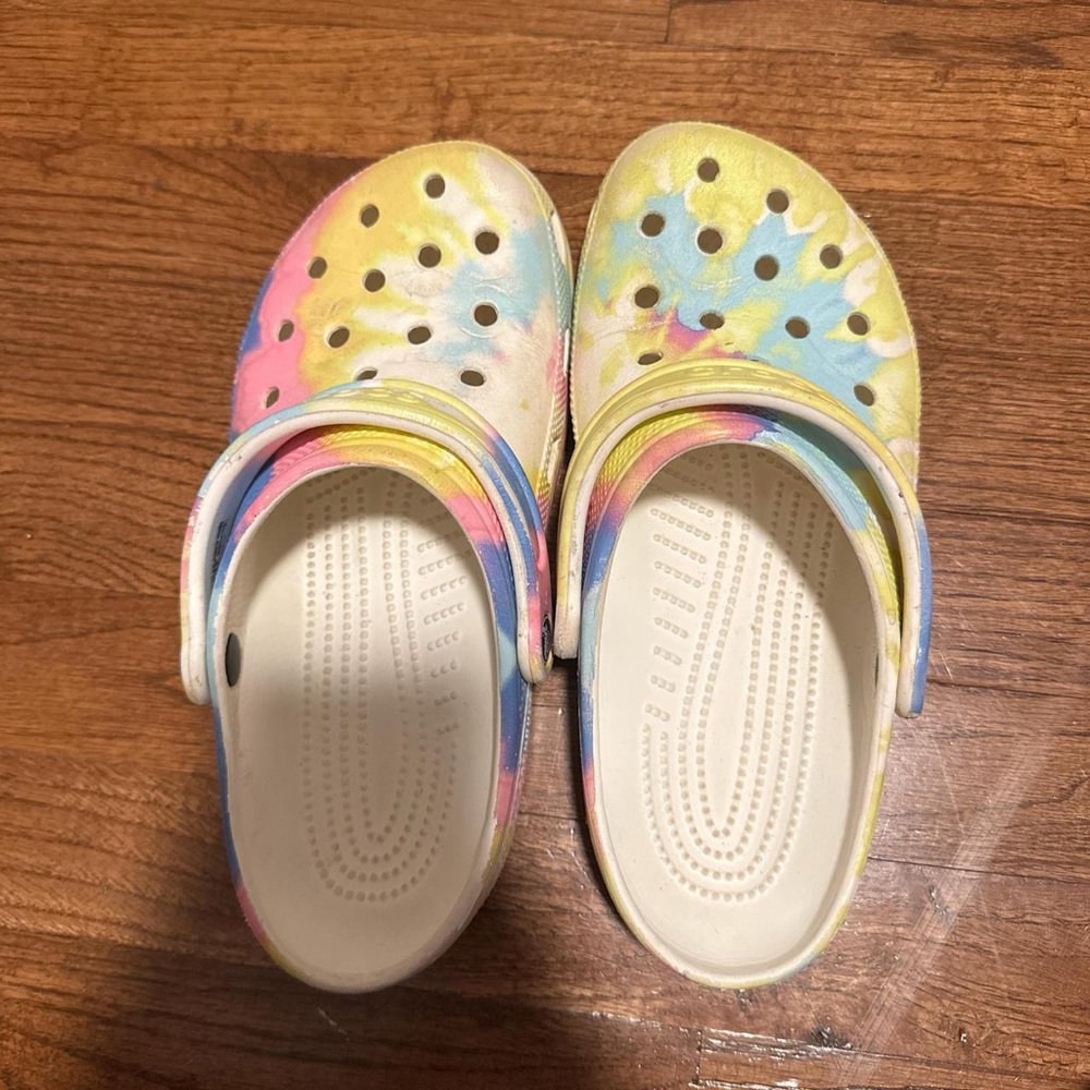 Tie Dye Crocs